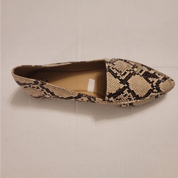 A.NEW.DAY POINTED TOE ANIMAL PRINT DESIGN WOMEN'S SANDAL FLAT - Picture 16 of 16